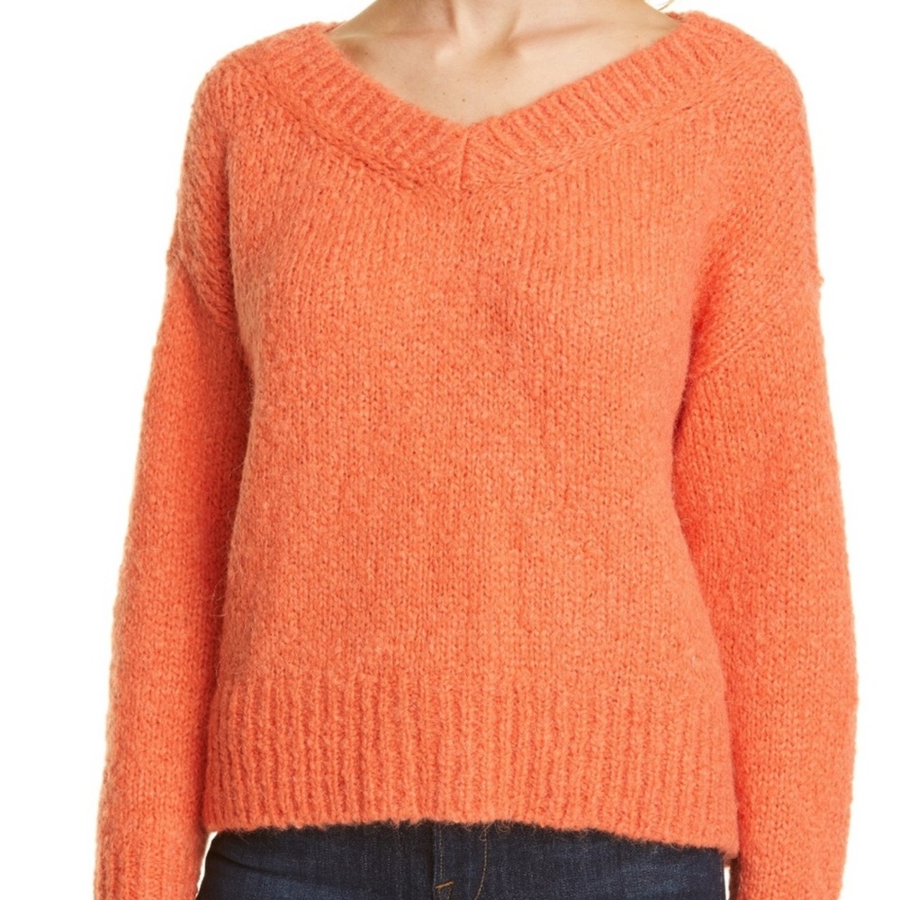 Club Monaco Orange Sweater